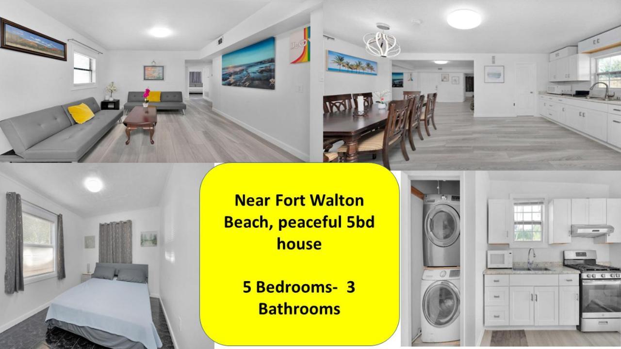 Near Fort Walton Beach, Peaceful 5 Bedrooms House Esterno foto